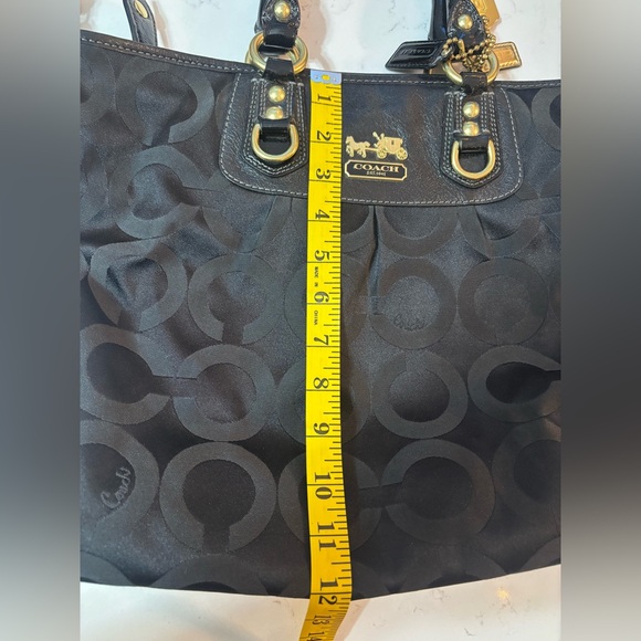 Coach Madison Op Art Sabrina Satchel Bag w/3 hang tags - Picture 9 of 11